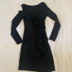Angl Black Long Sleeve Dress